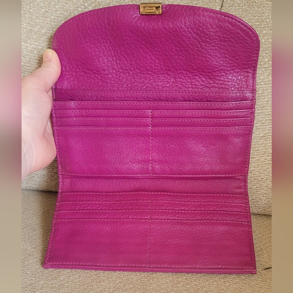 Tory Burch Pricilla Calf Hair Wallet - Picture 8 of 13